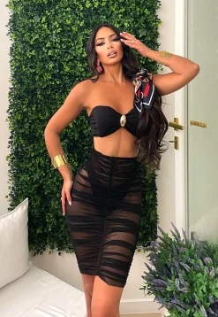 Clearance Orecchini con perline fragola Orecchini|Bikini
