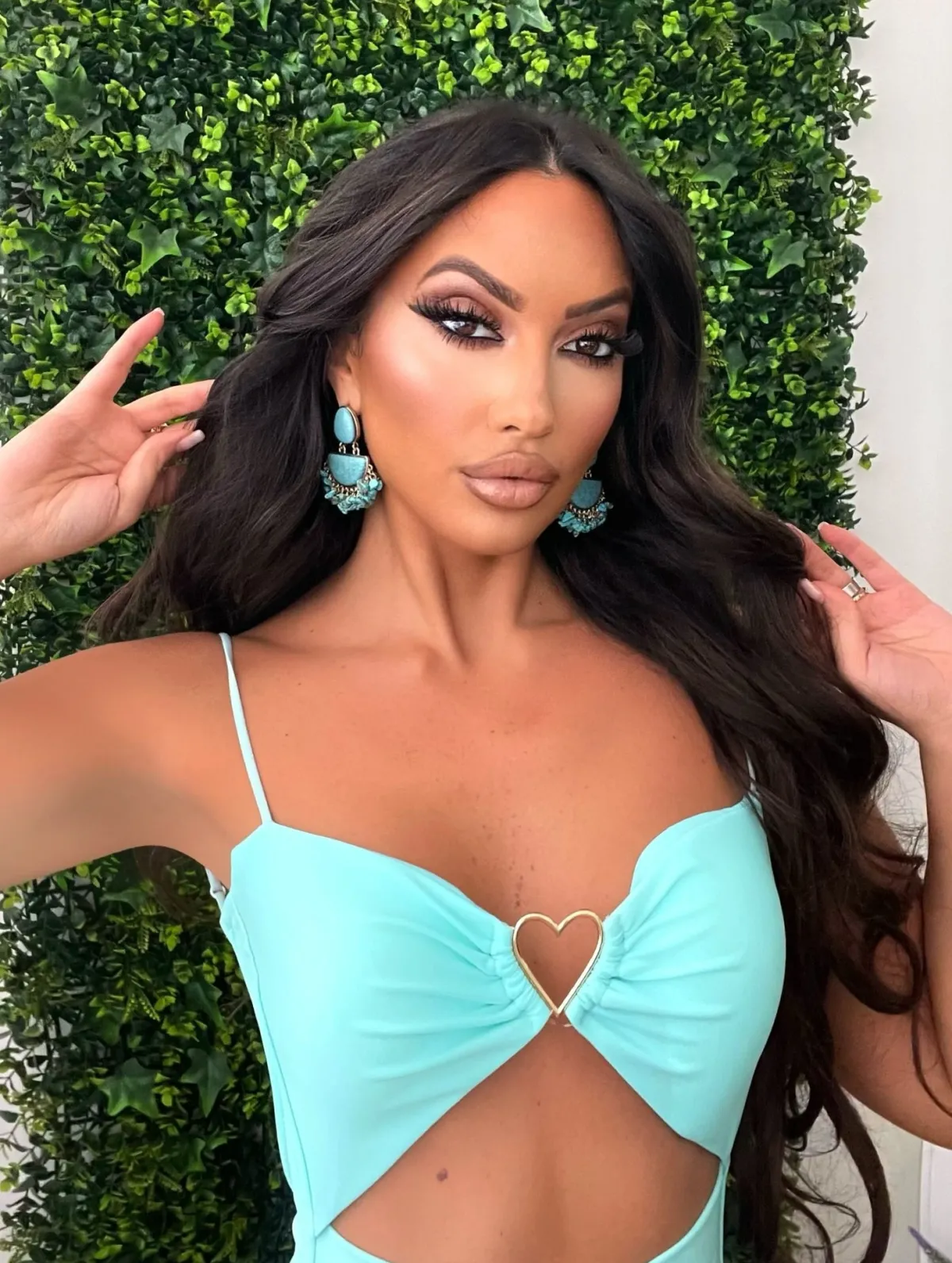 Fashion Orecchini con perline turchese Orecchini|Bikini