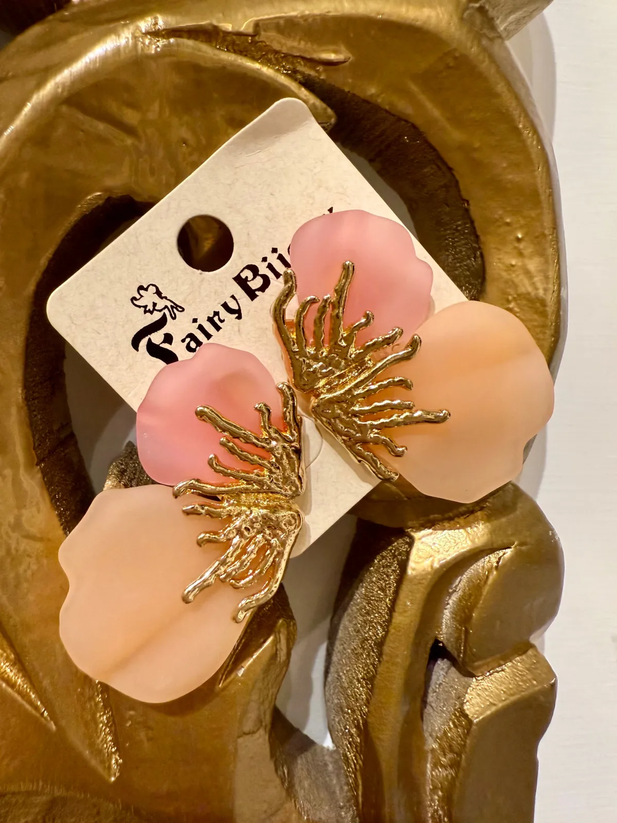 Hot Orecchini medusa cipria pesca Orecchini|Bikini