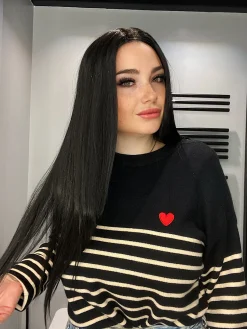 Best Parrucca liscia nero Code Basi Nere