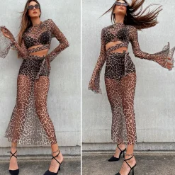 Discount Set top e gonna in velo animalier Completi & Tute
