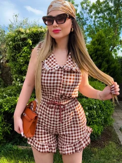 Hot Short a quadri Pantaloni
