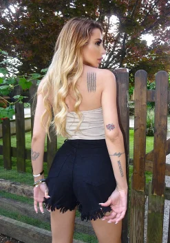 Best Top con conchiglie oro Bluse & Top
