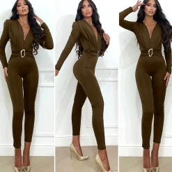 Sale Tuta con gioiello brown Completi & Tute