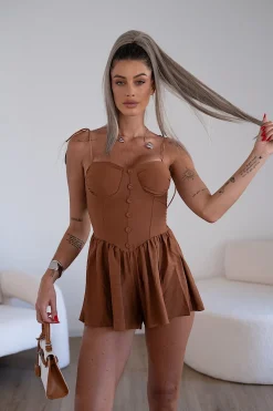 Sale Tutina choco con bottoncini Completi & Tute