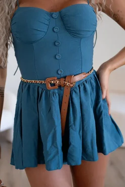Online Tutina ottanio con bottoncini Completi & Tute